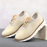 Tan Mesh Shoes